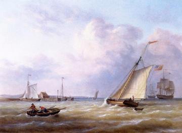 Philadelphia Harbor Artwork by Thomas Birch