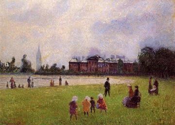 Kensington Gardens, London Artwork by Camille Pissarro