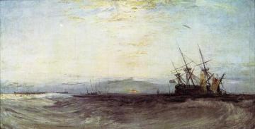 A Ship Aground, Yarmouth Artwork by Joseph Mallord William Turner