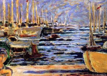 Boats at Antibes Artwork by Pierre Bonnard