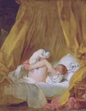 La Gimblette Artwork by Jean Honore Fragonard