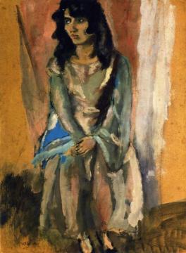 The Brown Persian Artwork by Jules Pascin