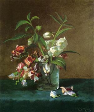 Floral Still Life Artwork by Carducius Plantagenet Ream