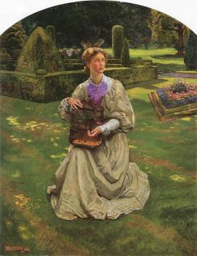 The Caged Bird Artwork by John Byam Liston Shaw