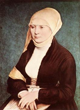 Presumed Portrait of the Artist's Wife Artwork by Hans Holbein the Younger