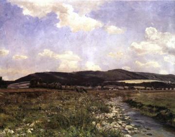 The Iron Hills with Golden Brook at Třemošnice Artwork by František Kaván