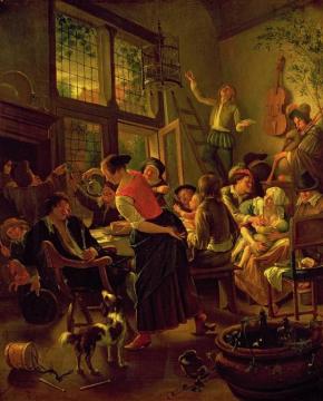 Family Meal Artwork by Jan Steen