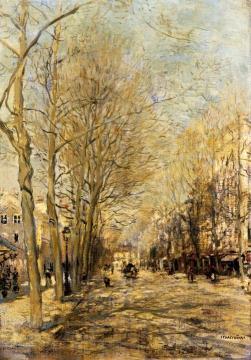 A Boulevard Artwork by Jean-François Raffaëlli