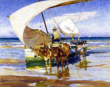 Bracing the Boats Artwork by Mathias J. Alten