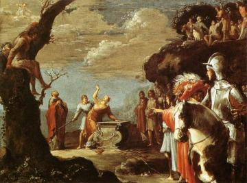 The Sacrifice Of Iphigeneia Artwork by Leonaert Bramer