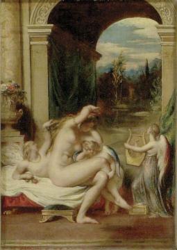 Venus, Cupid And Psyche Artwork by William Etty
