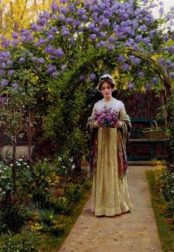 Lilac Artwork by Edmund Blair Leighton
