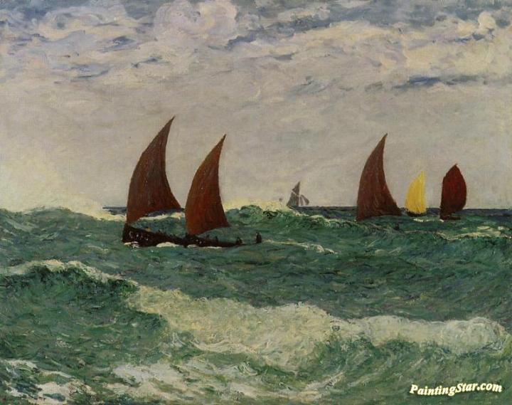 Passing through the Bar Artwork by Maxime Maufra