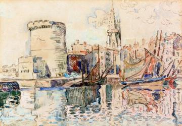 La Rochelle Artwork by Paul Signac
