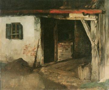Smithy In Weβling Artwork by Carl Eduard Schuch