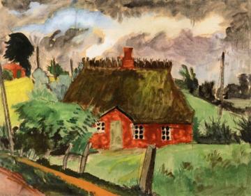 House in Angeln Artwork by Erich Heckel