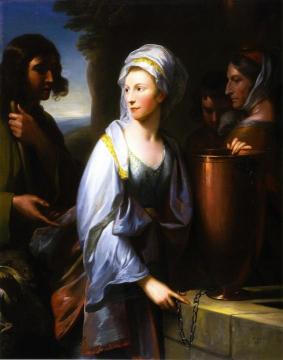 Mary, Wife Of Henry Thompson Of Kirby Hall, As Rachel At The Well Artwork by Benjamin West