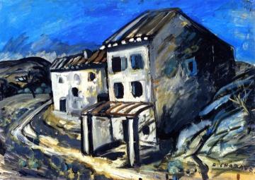 House along the Road Artwork by Auguste Chabaud