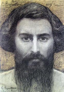 Self Portrait Artwork by Giovanni Segantini
