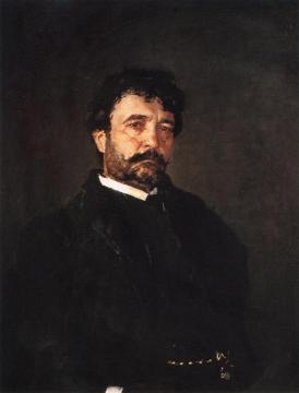 Portrait of the Singer Angelo Mazini Artwork by Valentin Serov