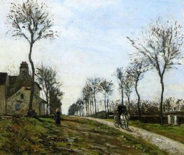 Road to Louveciennes Artwork by Camille Pissarro
