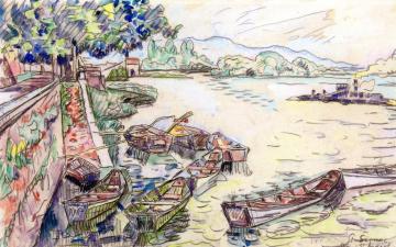 Bourg Saint-André Artwork by Paul Signac