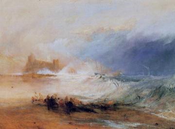 Wreckers - Coast of Northumberland Artwork by Joseph Mallord William Turner