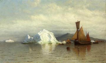 Labrador Fishing Boats near Cape Charles Artwork by William Bradford