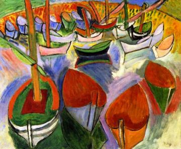 Boats At Martigues Artwork by Raoul Dufy