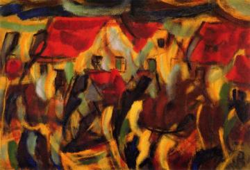 Village Artwork by Christian Rohlfs