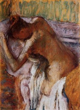 After the Bath Artwork by Edgar Degas