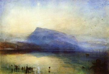 The Blue Rigi: Lake of Lucerne - Sunrise Artwork by Joseph Mallord William Turner