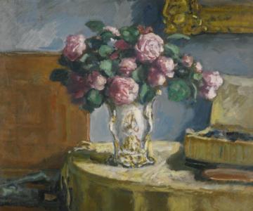 Still Life with a Louis-Philippe Vase Artwork by Albert André