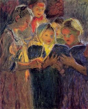 Chorus Artwork by Nikolai Petrovich Bogdanov-belsky