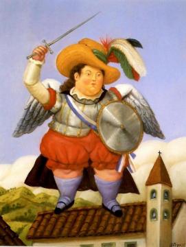 Archangel Artwork by Fernando Botero