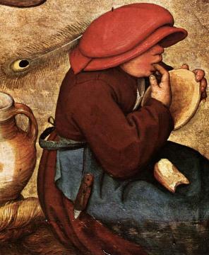 Peasant Wedding (detail) Artwork by Pieter Bruegel the Elder