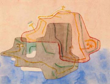 Myth of an Island Artwork by Paul Klee
