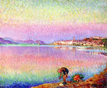 Two Children by the Water Artwork by Henri Lebasque