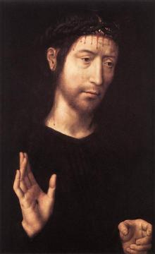 Man Of Sorrows Artwork by Hans Memling