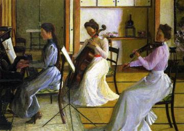 The Trio, Tokyo, Japan Artwork by Lilla Cabot Perry