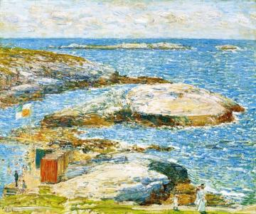 Bathing Pool, Appledore Artwork by Frederick Childe Hassam