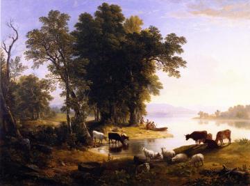 Hudson River Looking Toward The Catskills Artwork by Asher B. Durand