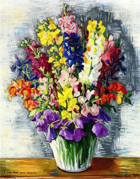 Flowers Artwork by Moise Kisling