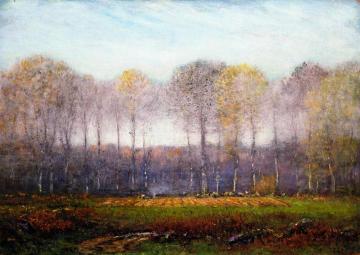 October Morning Artwork by Dwight W. Tryon