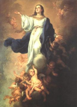 Assumption of the Virgin Artwork by Bartolomé Esteban Murillo