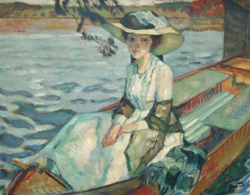 Evening Dreams Artwork by Leo Putz