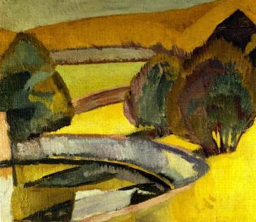 The Pond, Charleston Artwork by Vanessa Bell