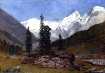 Rocky Mountain Artwork by Albert Bierstadt
