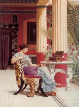 The Jewel Casket Artwork by John William Godward