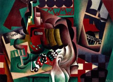 Still Life With Pumpkin And Bottle Of Rum Artwork by Jean Metzinger